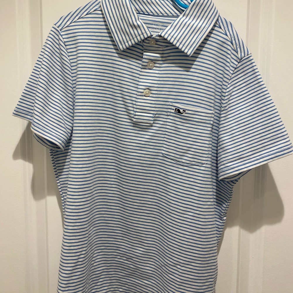 Vineyard Vines Boys Striped Polo